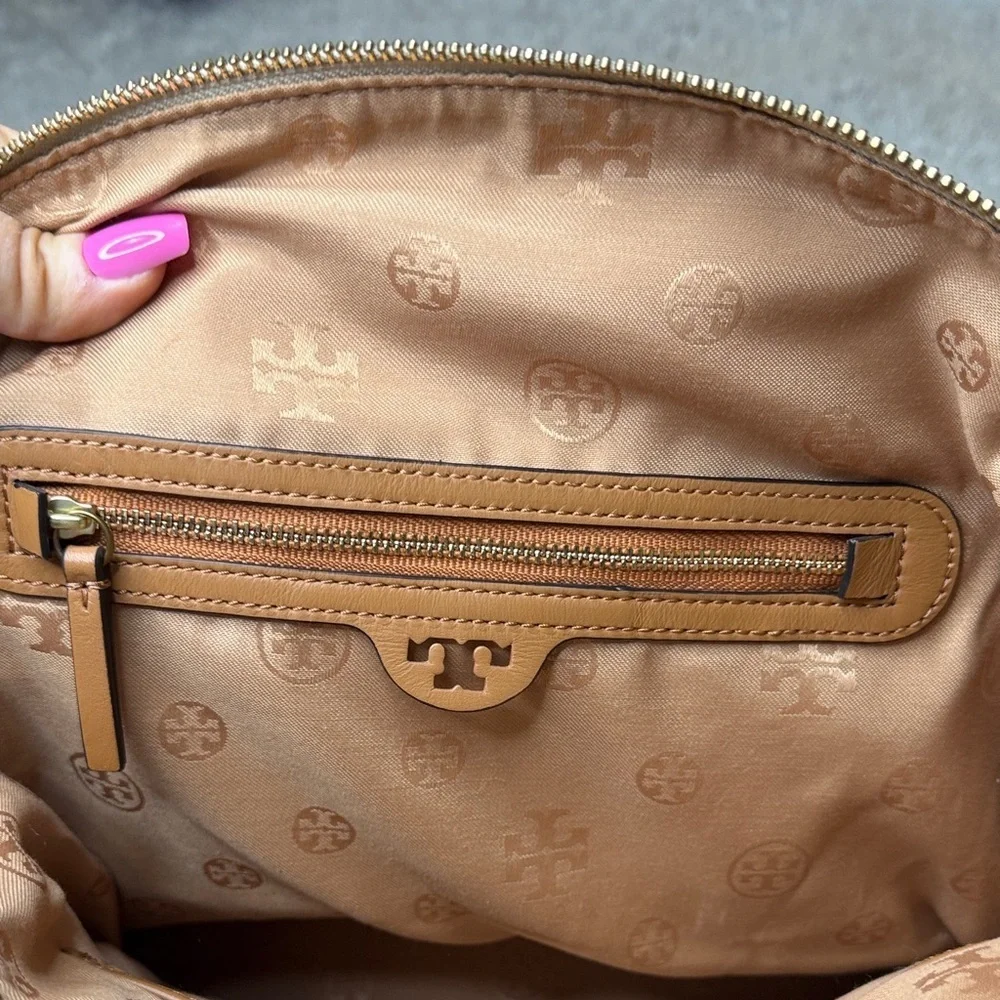 Like New Tory Burch Gold Kira Top Handle Satchel